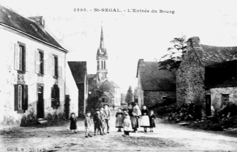 Ville de Saint-Sgal (Bretagne).