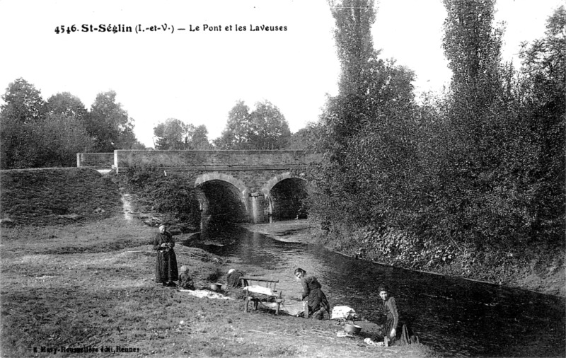 Ville de Saint-Sglin (Bretagne).