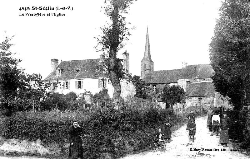 Ville de Saint-Sglin (Bretagne).