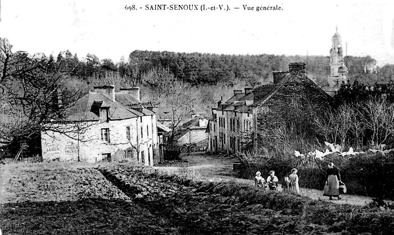 Ville de Saint-Senoux (Bretagne).