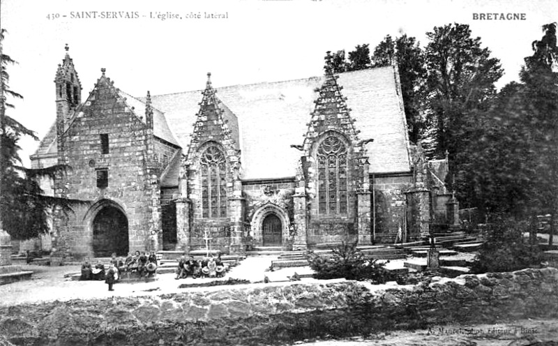 Eglise de Saint-Servais (Bretagne).
