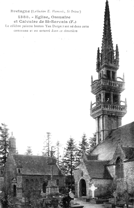 Eglise de Saint-Servais (Bretagne).