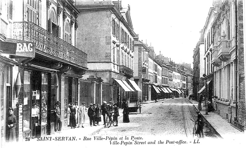 Ville de Saint-Servan-sur-Mer (Bretagne).