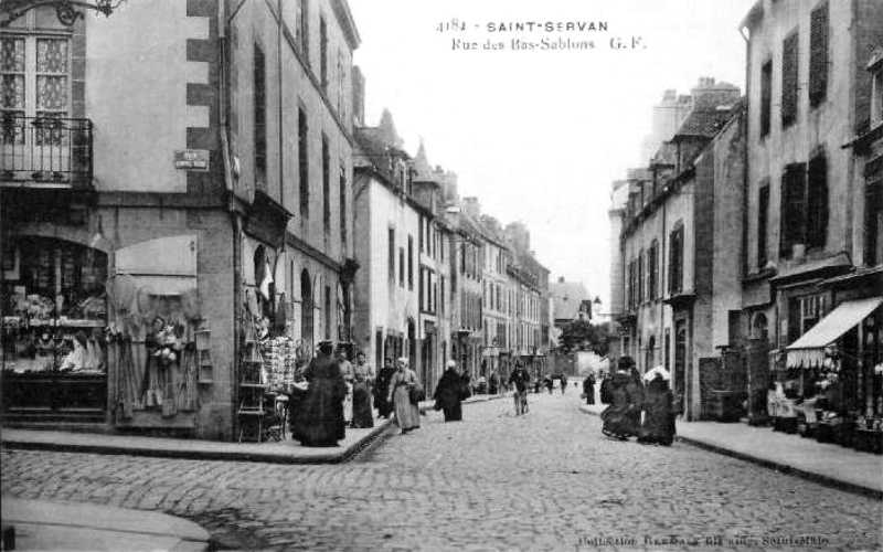 Ville de Saint-Servan-sur-Mer (Bretagne).