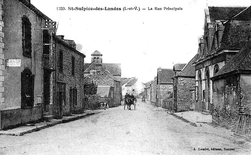 Ville de Saint-Sulpice-des-Landes (Bretagne).