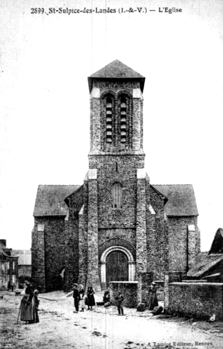 Eglise de Saint-Sulpice-des-Landes (Bretagne).