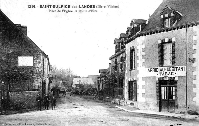 Ville de Saint-Sulpice-des-Landes (Bretagne).