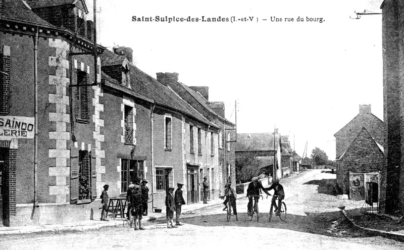 Ville de Saint-Sulpice-des-Landes (Bretagne).