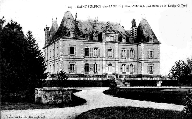 Chteau de la Roche-Giffard  Saint-Sulpice-des-Landes (Bretagne).