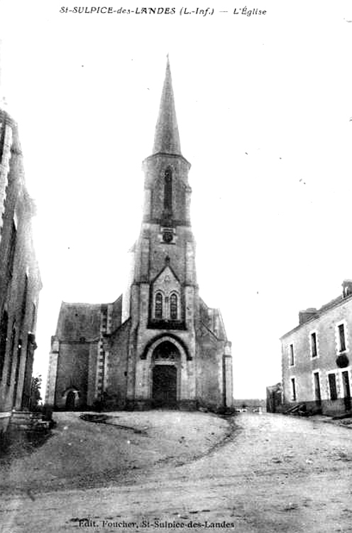 Eglise de Saint-Sulpice-des-Landes (Loire-Atlantique). 