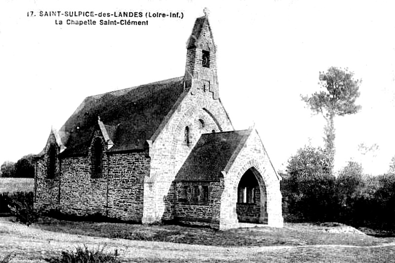 Ville de Saint-Sulpice-des-Landes (Loire-Atlantique) : chapelle Saint-Clment. 