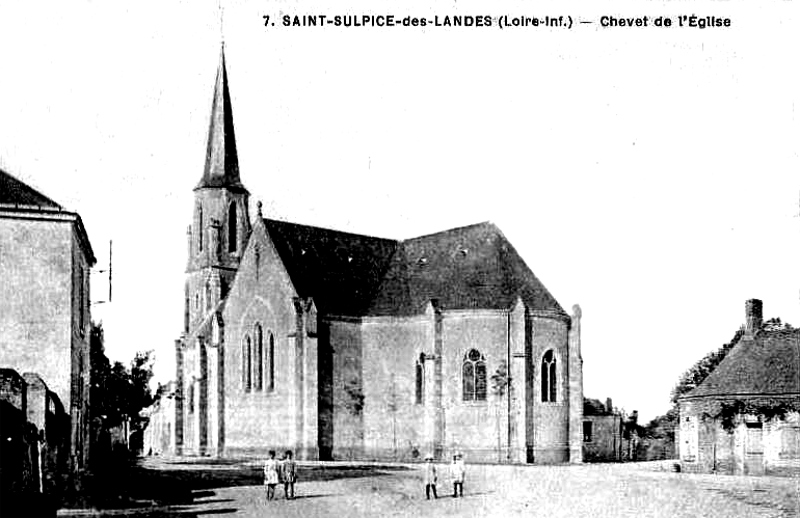 Eglise de Saint-Sulpice-des-Landes (Loire-Atlantique). 