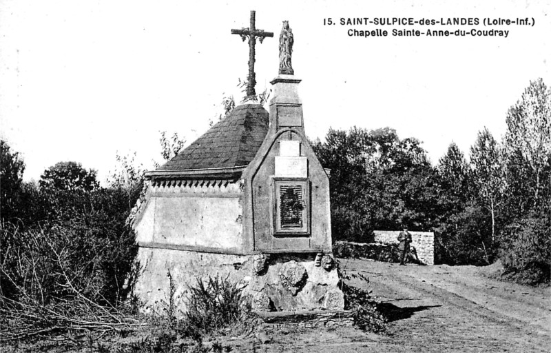 Ville de Saint-Sulpice-des-Landes (Loire-Atlantique) : chapelle de Saint-Coudray.