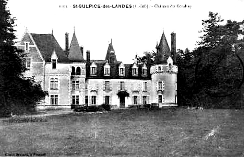Ville de Saint-Sulpice-des-Landes (Loire-Atlantique) : chteau du Coudray.