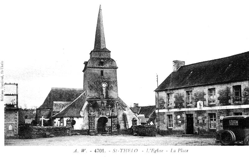 Ville de Saint-Thélo (Bretagne).