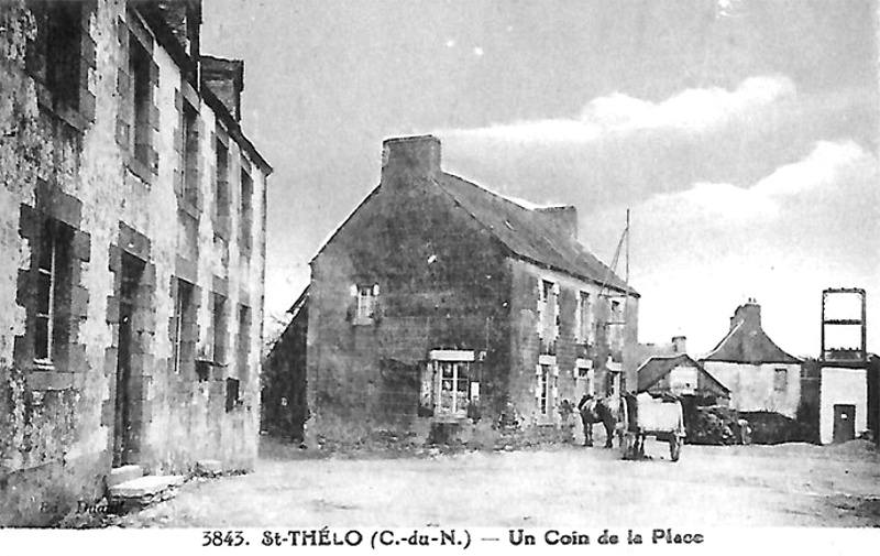 Ville de Saint-Thélo (Bretagne).