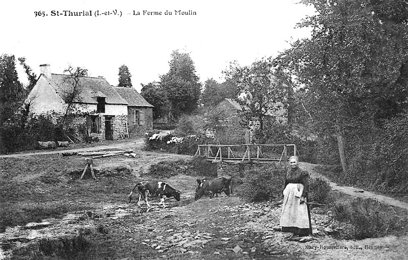 Ville de Saint-Thurial (Bretagne).