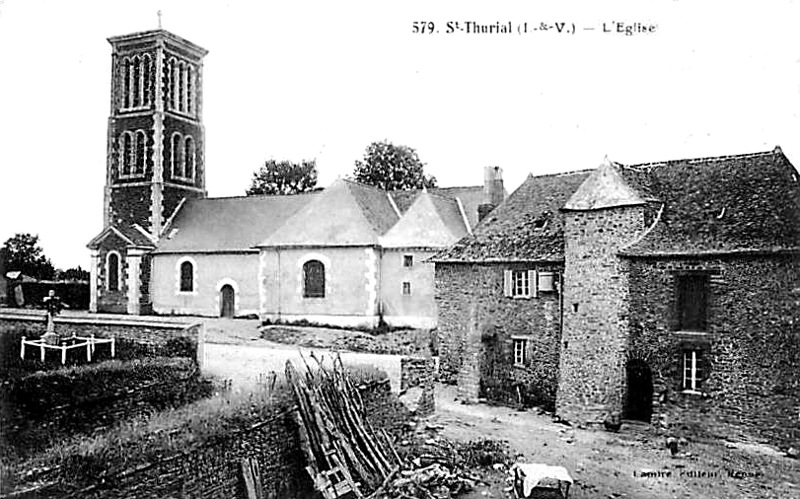 Eglise de Saint-Thurial (Bretagne).
