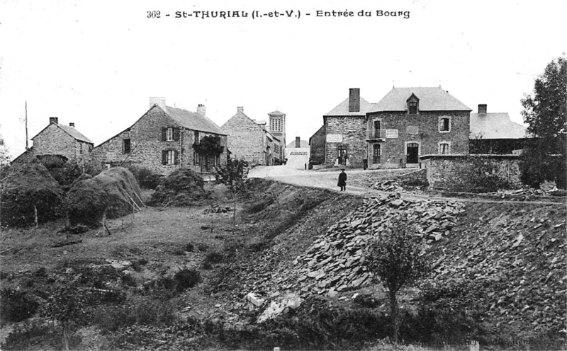 Ville de Saint-Thurial (Bretagne).