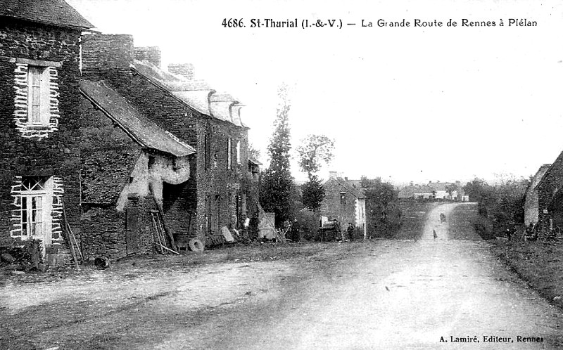 Ville de Saint-Thurial (Bretagne).