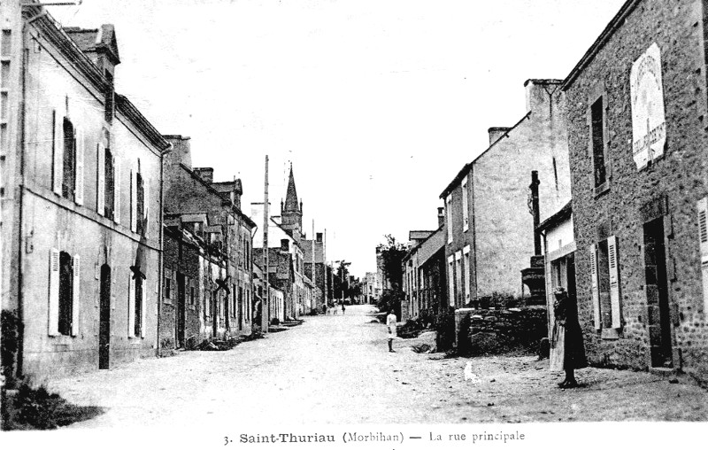 Ville de Saint-Thuriau (Bretagne).