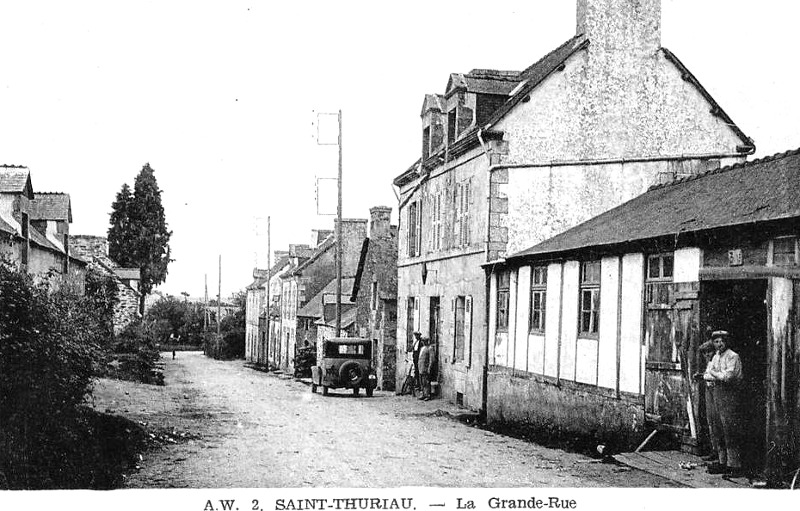 Ville de Saint-Thuriau (Bretagne).