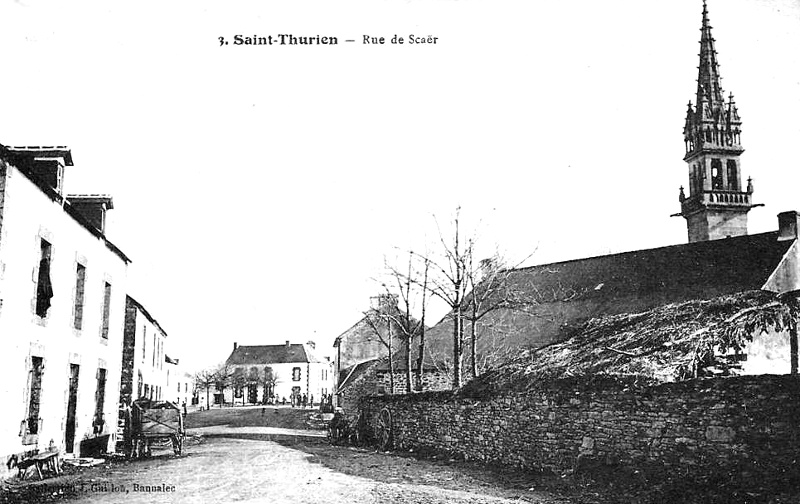 Ville de Saint-Thurien (Bretagne).