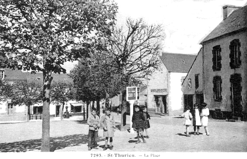 Ville de Saint-Thurien (Bretagne).