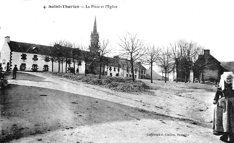 Ville de Saint-Thurien (Bretagne).