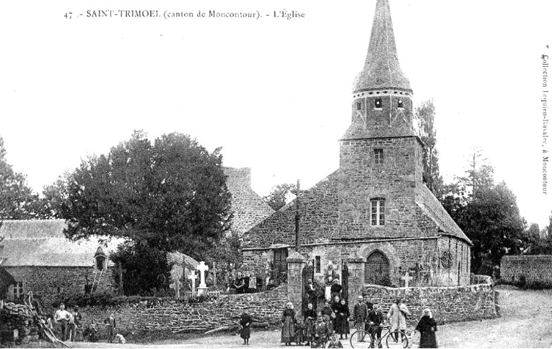 Eglise de Saint-Trimoël (Bretagne).