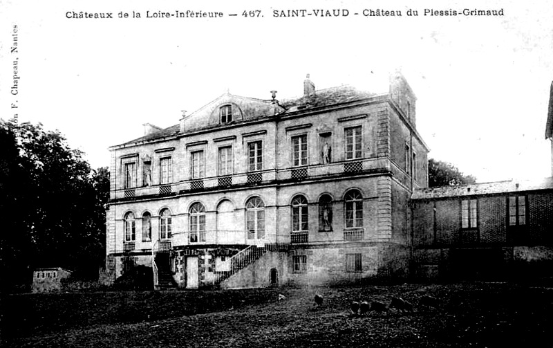 Chteau du Plessis-Grimaud  Saint-Viaud (anciennement en Bretagne).