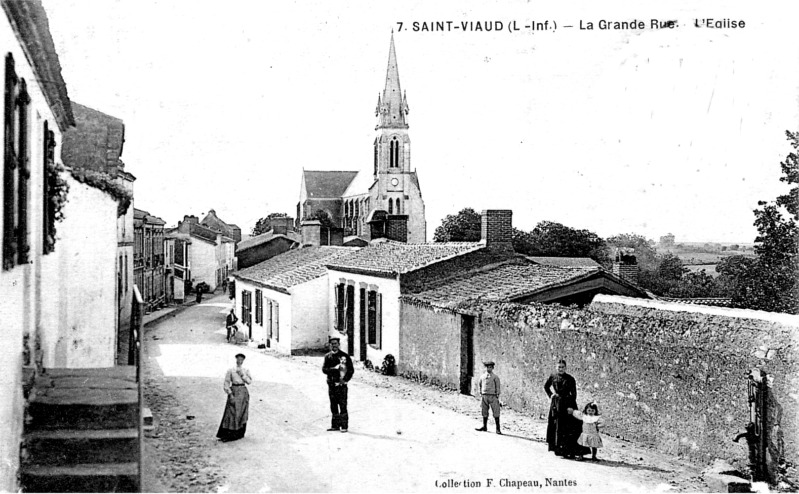 Ville de Saint-Viaud (anciennement en Bretagne).