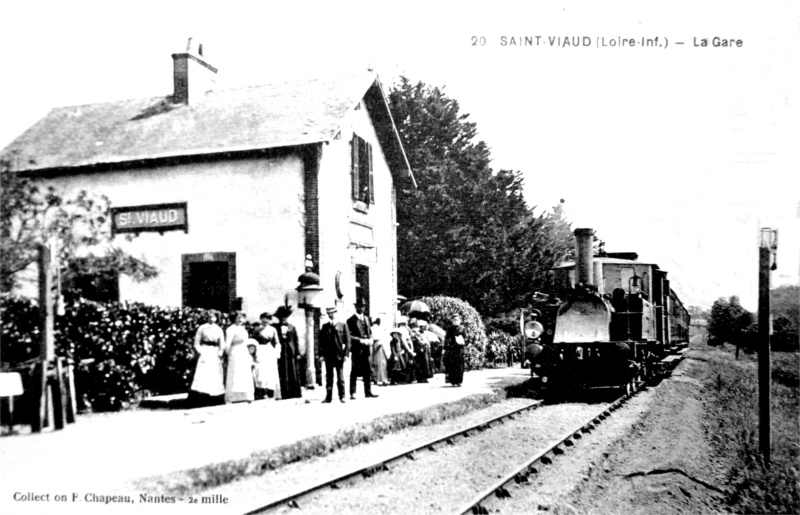 Gare de Saint-Viaud (anciennement en Bretagne).