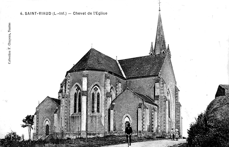 Eglise de Saint-Viaud (anciennement en Bretagne).