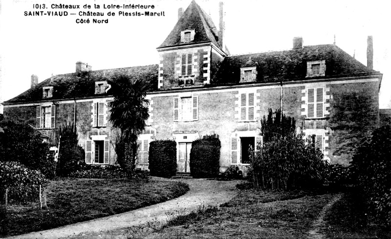 Chteau du Plessis-Mareil  Saint-Viaud (anciennement en Bretagne).