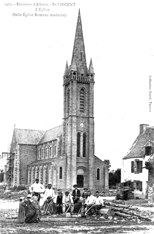 Eglise de Saint-Vincent-sur-Oust (Bretagne).