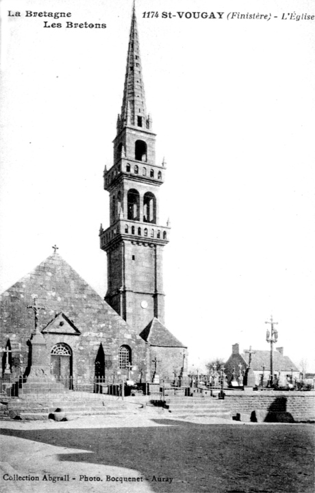 Eglise de Saint-Vougay (Bretagne).