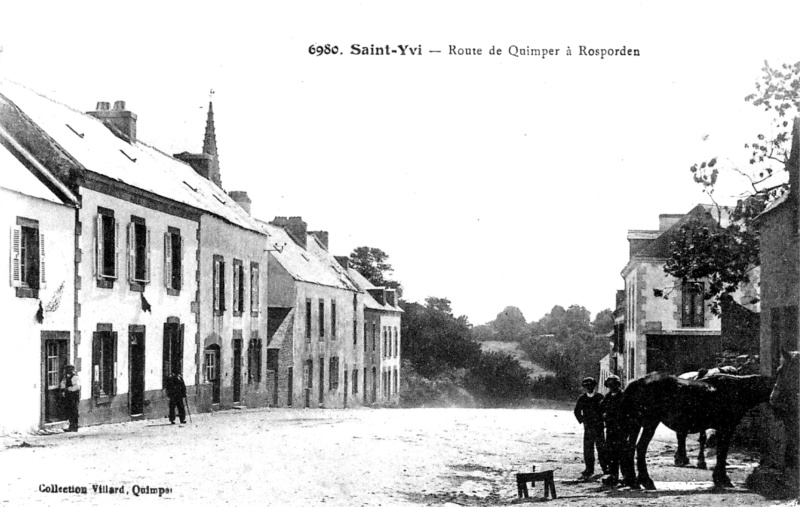 Ville de Saint-Yvi (Bretagne).