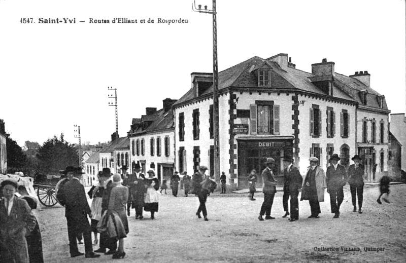 Ville de Saint-Yvi (Bretagne).