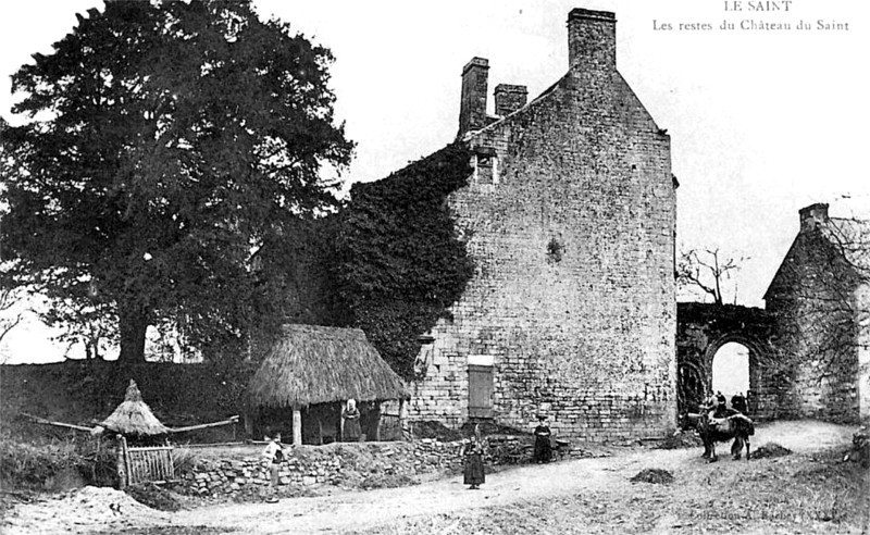 Ruines du chteau du Saint (Bretagne).