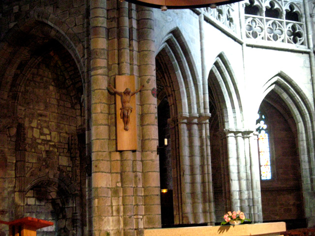 Saint-Brieuc (Bretagne) : cathdrale Saint-Etienne