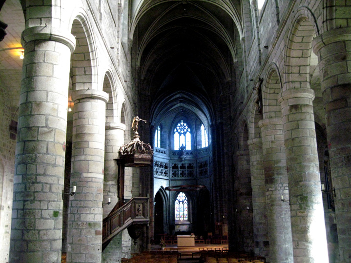 Saint-Brieuc (Bretagne) : cathédrale Saint-Etienne