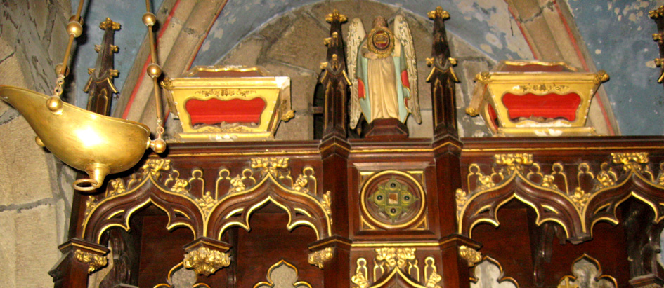 Saint-Brieuc (Bretagne) : cathdrale Saint-Etienne (chapelle des reliques)