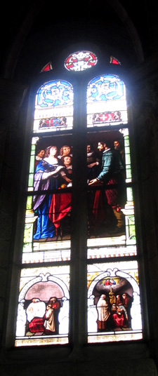 Vitrail de la basilique de Sainte-Anne-d'Auray