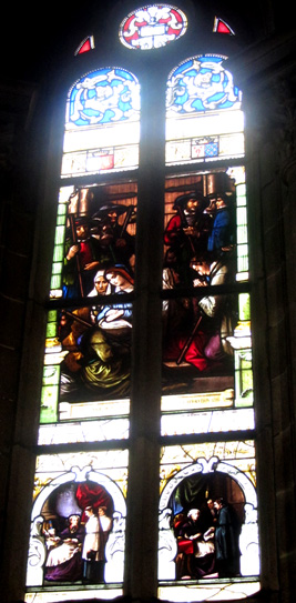 Vitrail de la basilique de Sainte-Anne-d'Auray