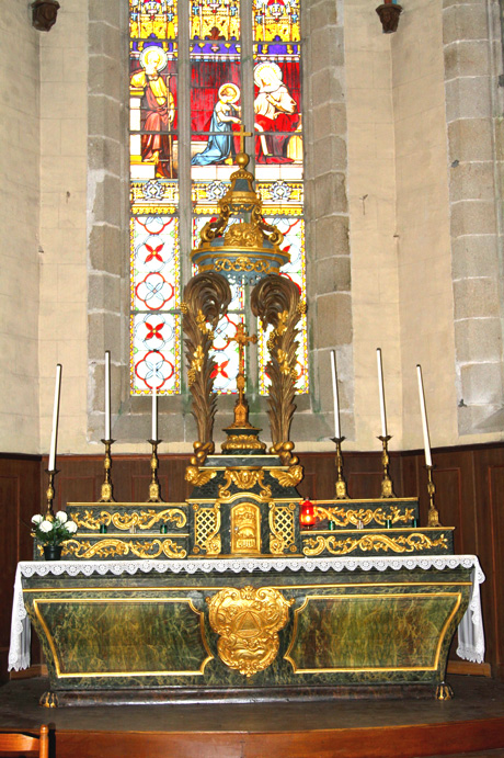 Chapelle Sainte-Anne-la-Palud (Bretagne) : matre-autel