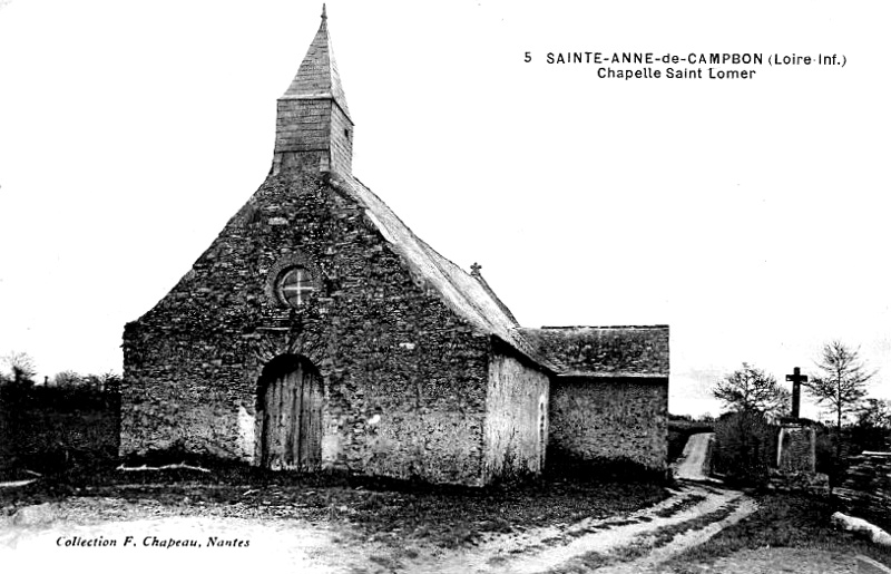 Chapelle Saint Lomer  Sainte-Anne-sur-Brivet (anciennement Sainte-Anne-de-Campbon)