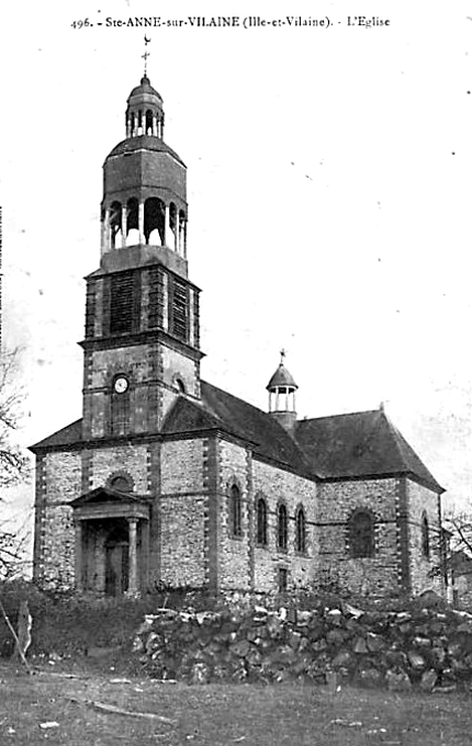 Ancienne glise de Sainte-Anne-sur-Vilaine (Bretagne).