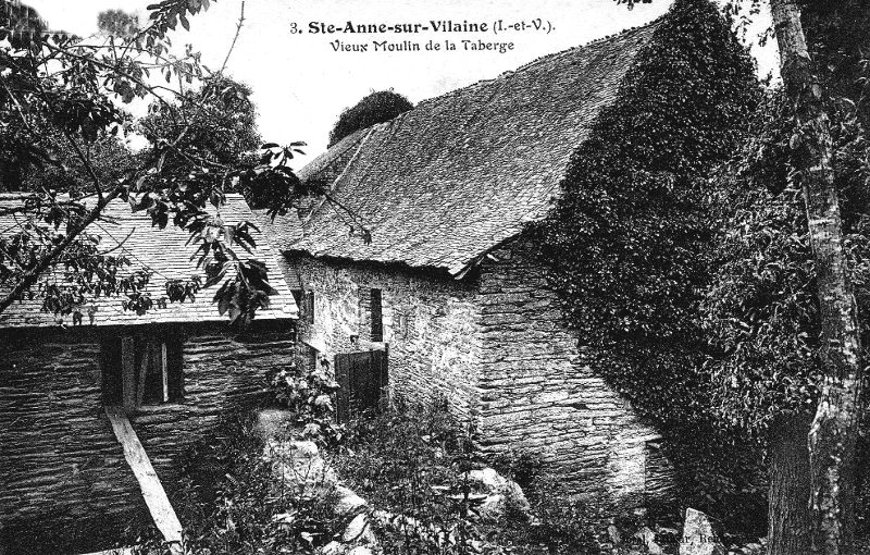 Moulin  Sainte-Anne-sur-Vilaine (Bretagne).