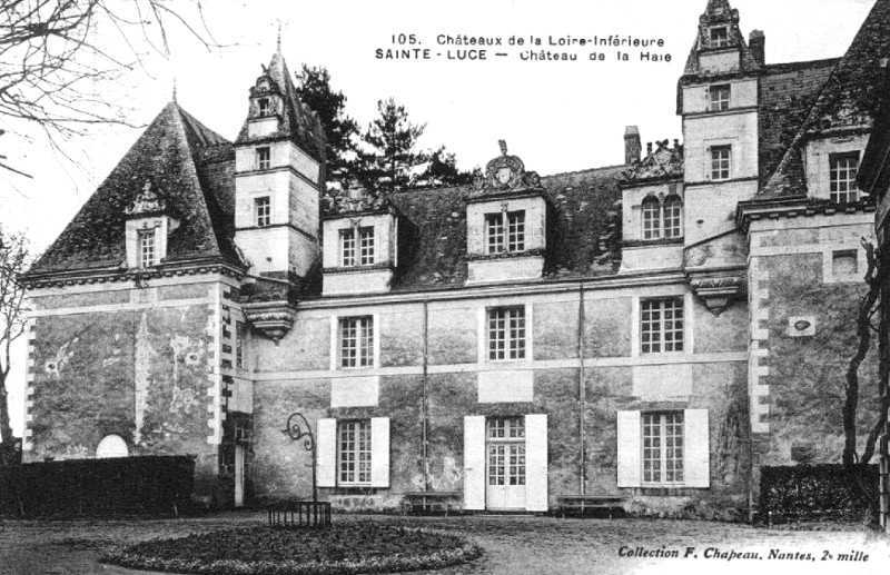 Chteau de la Haie  Sainte-Luce-sur-Loire (Bretagne).